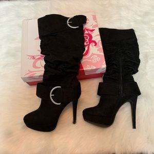 Wild Rose Heeled Boots *5 for $25